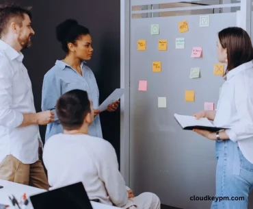 sticky notes in project management