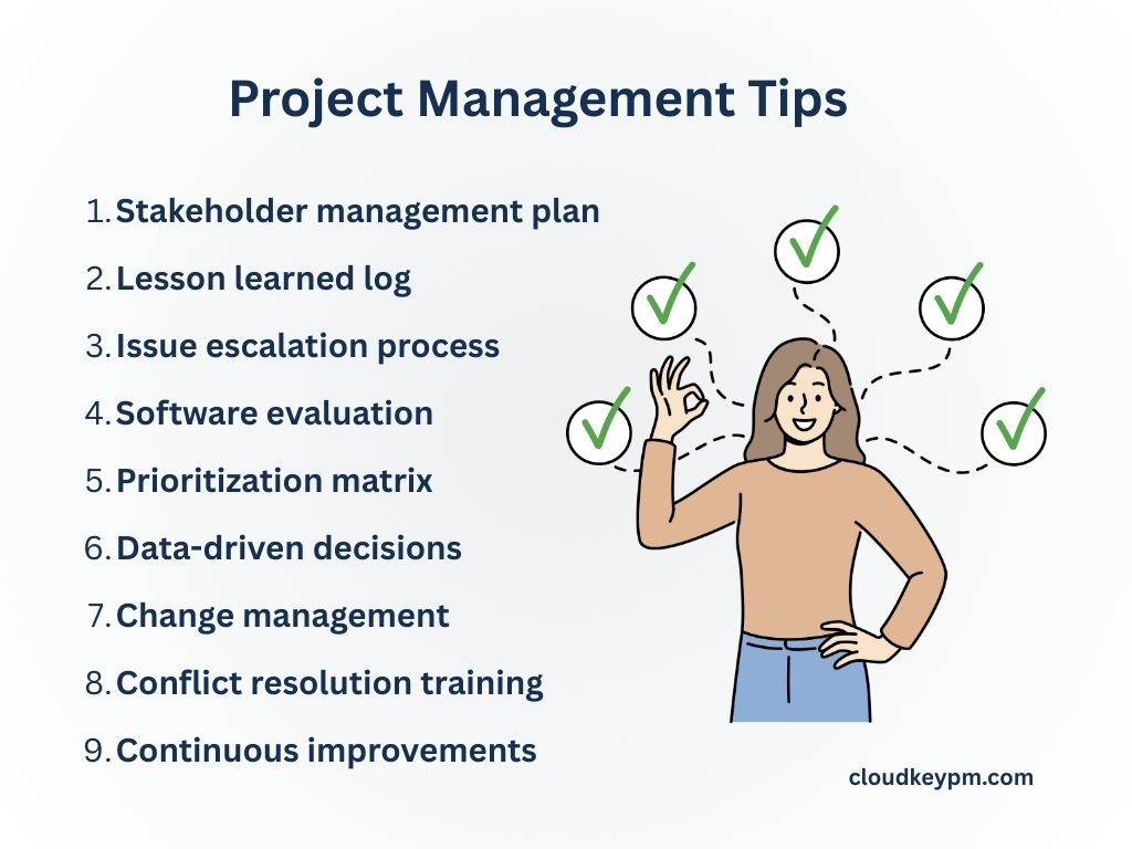 Project Management Tips  